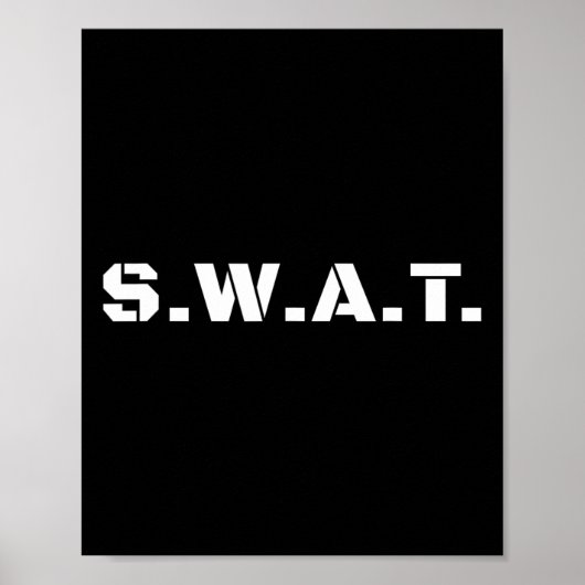 Swat Team Boys Halloween Kostüme Kinder Tacional U Poster (Vorne)