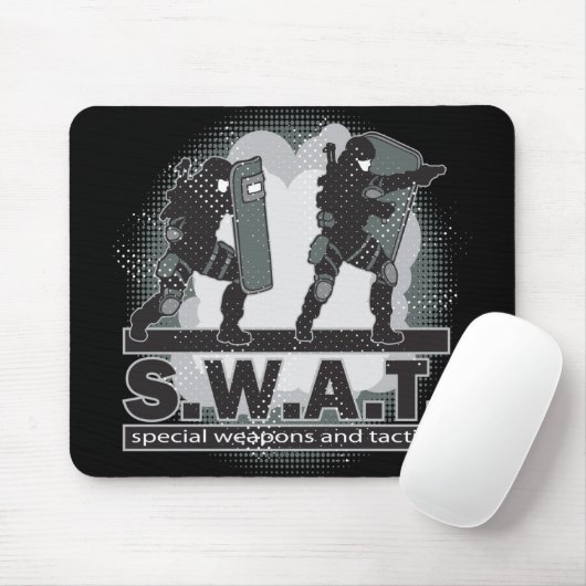 SWAT-Team-Eingang Mousepad (Mit Mouse)