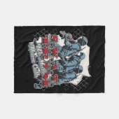 SWAT-Team-Hausbesuche Fleecedecke (Vorderseite (Horizontal))