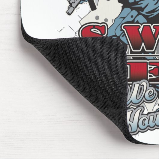 SWAT-Team-Hausbesuche Mousepad (Ecke)