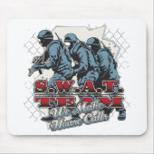 SWAT-Team-Hausbesuche Mousepad (Vorne)