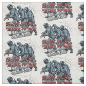 SWAT-Team-Hausbesuche Stoff (Muster)