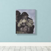 SWAT Team Police Original Kunst auf Leinwand druck (Insitu (Holzboden))