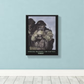 SWAT Team Police Print Original Watercolor Miranda Leinwanddruck (Insitu (Holzboden))