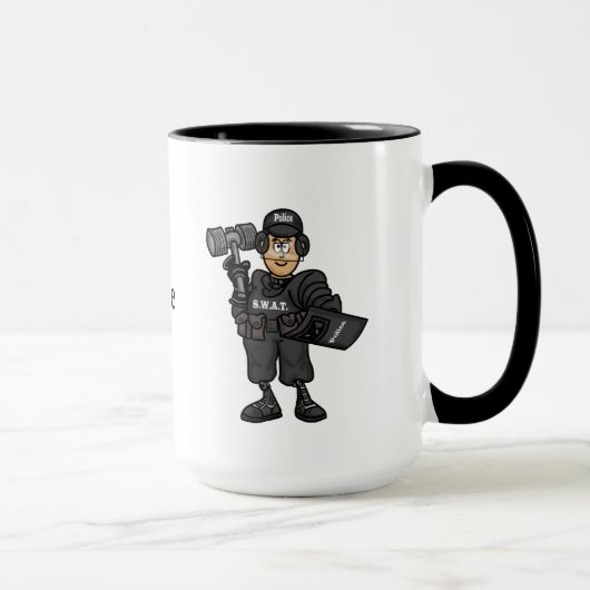 SWAT Team Policeman Tasse (Rechts)