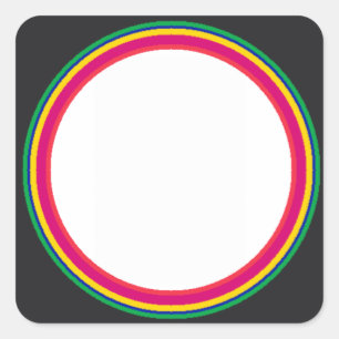 Swatch Colors Template Gibney The MUSEUM Zazzle Quadratischer Aufkleber
