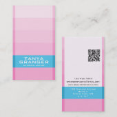 Swatch Gradient - Pink Visitenkarte (Vorne/Hinten)