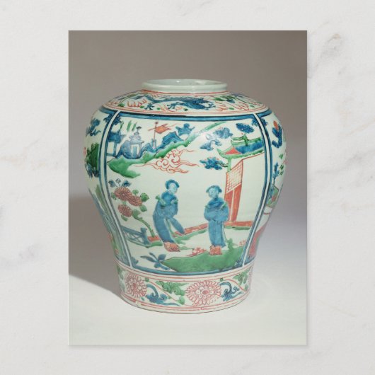 Swatow-Polychrome-Gläser, Ende des 16. Jahrhundert Postkarte (Vorderseite)