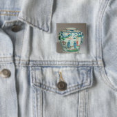 Swatow vielfarbiges eiförmiges Glas, Ende des 16. Button (Beispiel)