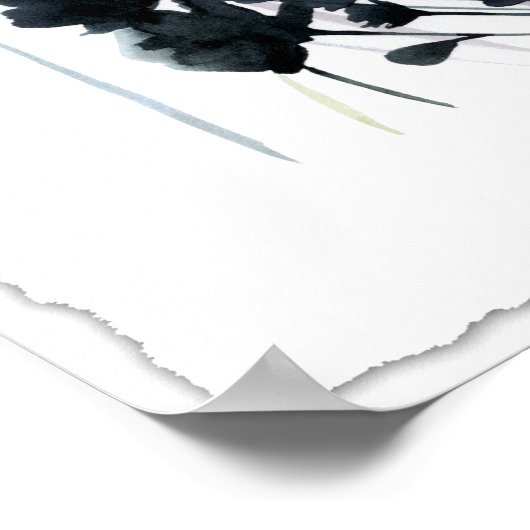 Swaying Florets II Poster (Ecke)