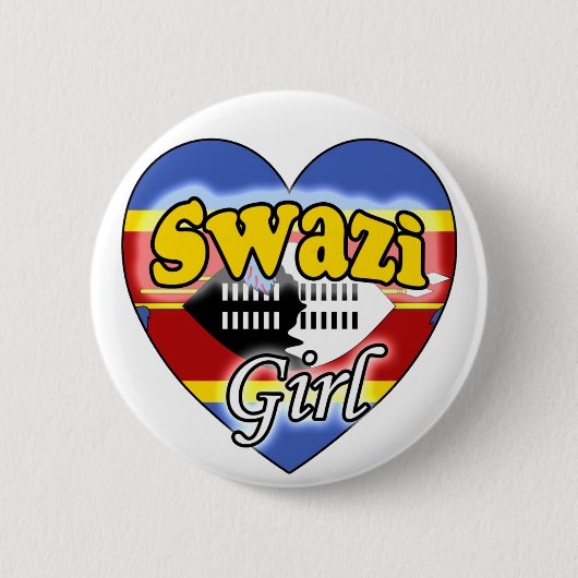 Swazi Girl Button (Vorderseite)