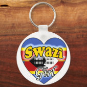 Swazi Girl Schlüsselanhänger (Vorderseite)