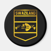 Swaziland Emblem Magnet (Vorne)
