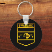 Swaziland Emblem Schlüsselanhänger (Vorderseite)