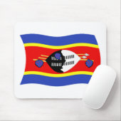 Swaziland Flag Mousepad (Mit Mouse)