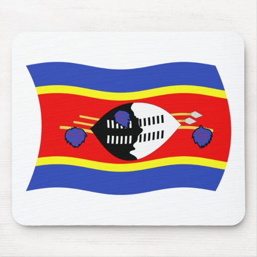 Swaziland Flag Mousepad (Vorne)