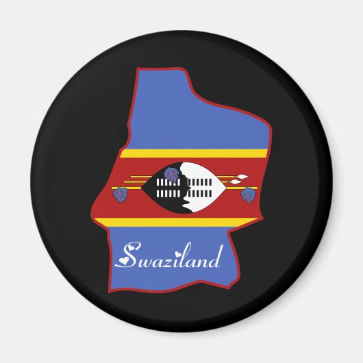 Swaziland Magnet (Vorne)
