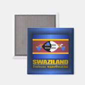 Swaziland Pride Magnet (Vorderseite/Rückseite)