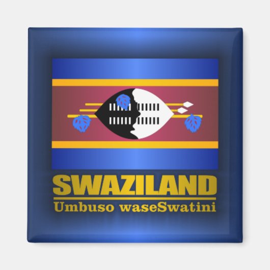 Swaziland Pride Magnet (Vorne)