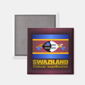 Swaziland Pride Magnet (Vorderseite/Rückseite)