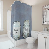 Swear Jar und Chicken Jar Duschvorhang (Beispiel)