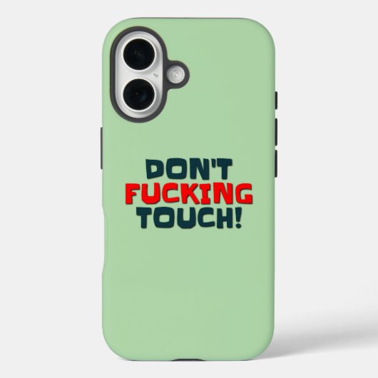 Swearing-iPhone-Fälle Case-Mate iPhone Hülle (Rückseite)