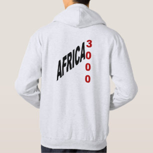 Sweat à capuche cendre AFRICA 3000 Hoodie