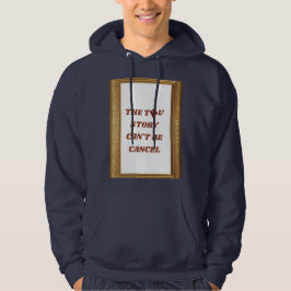Sweat à capuche navy The Tru story can't be cancel Hoodie