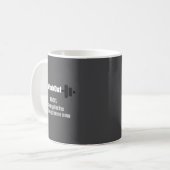 Sweat Activated Motivational Workout Complete Gym Kaffeetasse (Vorderseite Links)