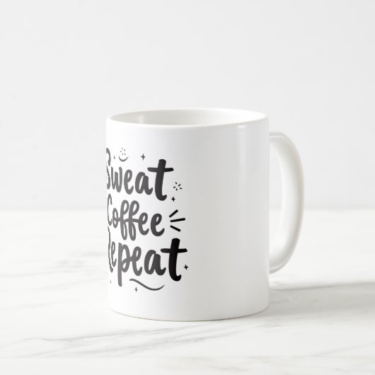 Sweat → Coffee Repeat-Tasse Kaffeetasse (VorderseiteRechts)