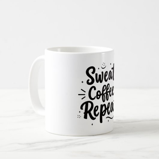 Sweat → Coffee Repeat-Tasse Kaffeetasse (Vorderseite Links)