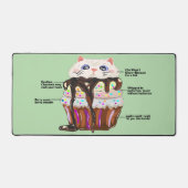 Sweat Cupcates Schreibtischunterlage (Vorderseite)