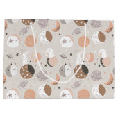 Sweat Dream Bunnies im Weltraummuster Große Geschenktüte (Rückseite)