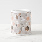 Sweat Dream Bunnies im Weltraummuster Jumbo-Tasse (Vorderseite)