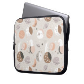 Sweat Dream Bunnies im Weltraummuster Laptopschutzhülle (Vorderseite Links)