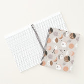 Sweat Dream Bunnies im Weltraummuster Notizblock (Innenseite)