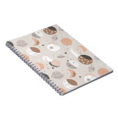 Sweat Dream Bunnies im Weltraummuster Notizblock (Rechte Seite)