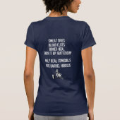 "Sweat Dries.." T - Shirt - Weißes B&B-Logo (Vorde (Rückseite)