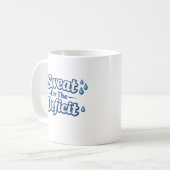 Sweat For The Deficit Kaffeetasse (Vorderseite Links)
