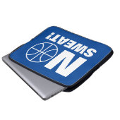 Sweat funny basketball Laptop Sleeve (Vorne Knopf)