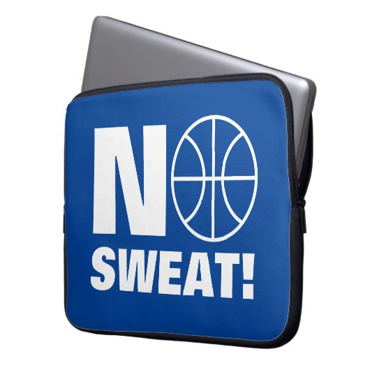 Sweat funny basketball Laptop Sleeve (Vorderseite Links)