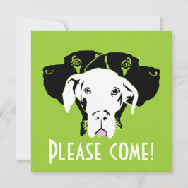 Sweat Great Dane Faces | Doggenhaus Einladung