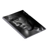 Sweat Grit Determined Face Notebook Notizblock (Rechte Seite)