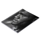 Sweat Grit Determined Face Notebook Notizblock (Linke Seite)