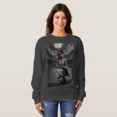 SWEAT Jeff Mougenot/ Black doll steampunk2 Sweatshirt (Vorne ganz)