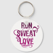 Sweat-Liebe ausführen Schlüsselanhänger (Vorderseite)