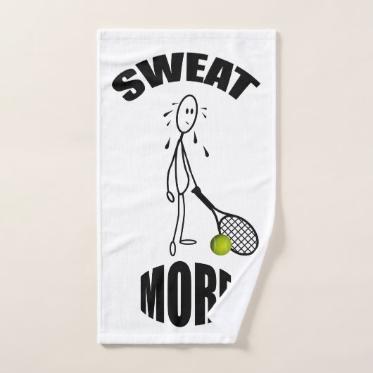 Sweat More Funny Tennis Handtuch (Handtuch)