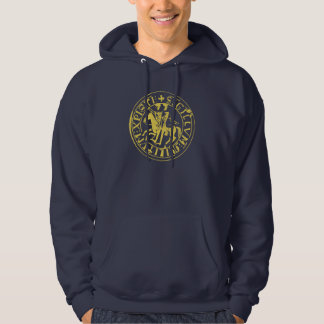 Sweat Navy Sceau Temple Hoodie