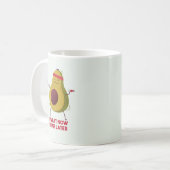 Sweat Now Shine Spater Kaffeetasse (Vorderseite Links)