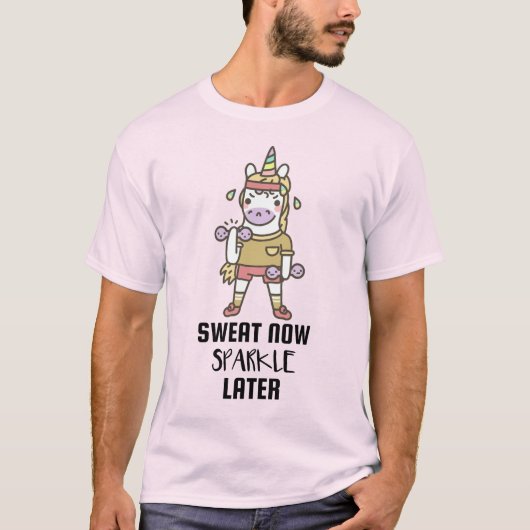 Sweat Now Sparkle später T-Shirt (Vorderseite)